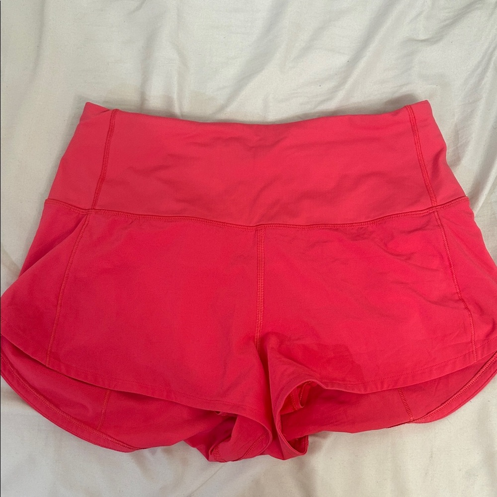 Lululemon Athletica Bright Pink Athletic Shorts